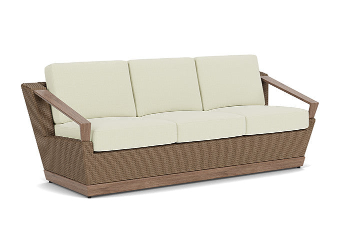 Lloyd Flanders - Charisma Sofa In Brindle Finish With Bamboo Bay Meadow Fabric - 4210555142060 view 1
