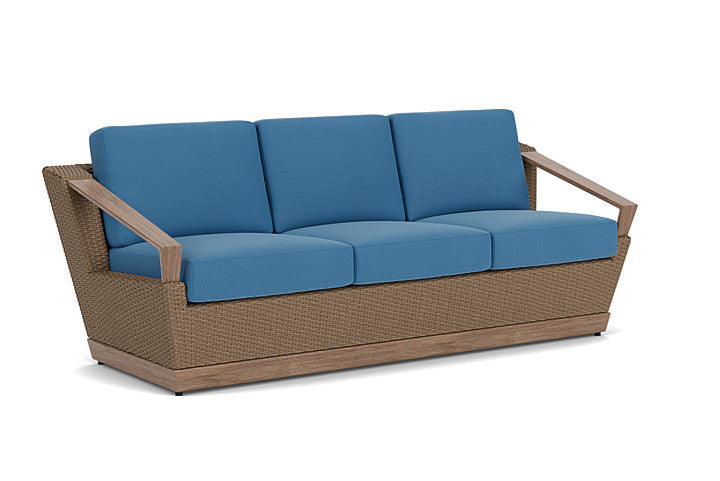 Lloyd Flanders - Charisma Sofa In Brindle Finish With Bamboo Bay Sky Fabric - 4210555142007 view 1