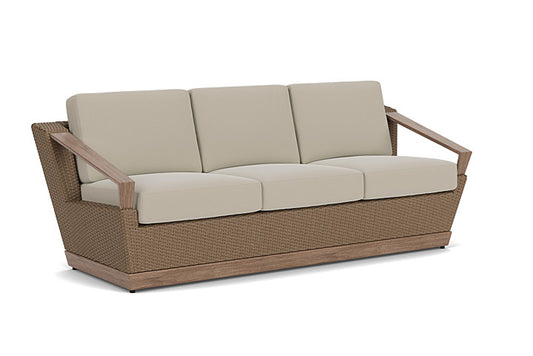 Lloyd Flanders - Charisma Sofa In Brindle Finish With Callen Driftwood Fabric - 4210555142023 view 1