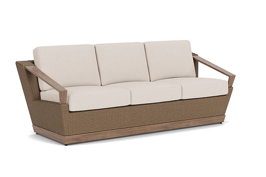 Lloyd Flanders - Charisma Sofa In Brindle Finish With Canvas Birds Eye Fabric - 421055514937 view 1