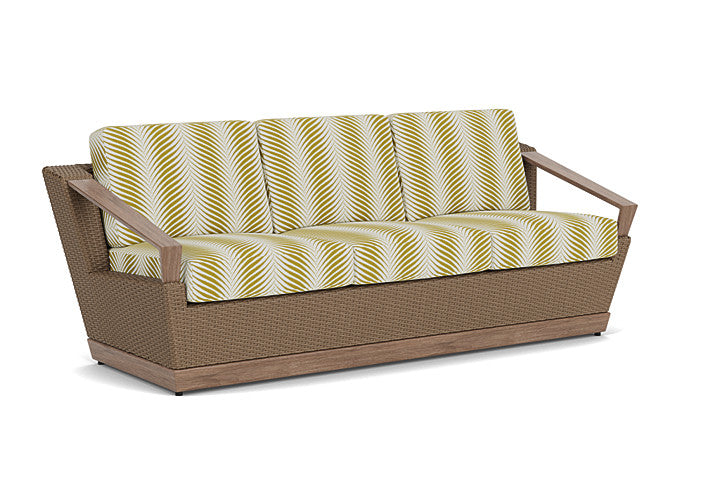 Lloyd Flanders - Charisma Sofa In Brindle Finish With Clock Out Dew Fabric - 4210555142083 view 1