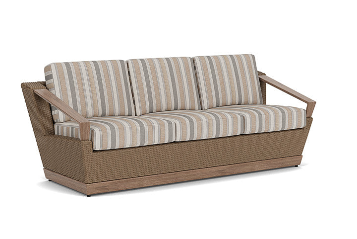 Lloyd Flanders - Charisma Sofa In Brindle Finish With Purveyor Pewter Fabric - 421055514146 view 1