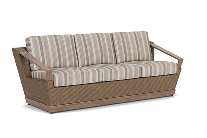 Lloyd Flanders - Charisma Sofa In Brindle Finish With Purveyor Pewter Fabric - 421055514146 view 1