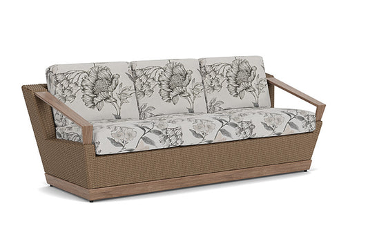 Lloyd Flanders - Charisma Sofa In Brindle Finish With Serena Floral Dove Fabric - 4210555142077 view 1