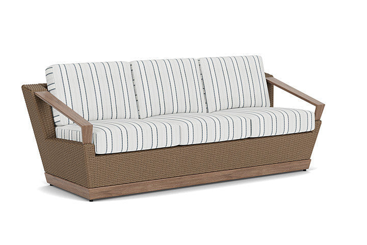Lloyd Flanders - Charisma Sofa In Brindle Finish With Tamer Fog Fabric - 4210555142037 view 1