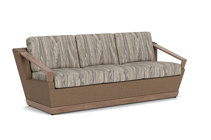 Lloyd Flanders - Charisma Sofa In Brindle Finish With Woodgrain Ash Fabric - 421055514723 view 1