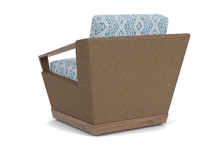 Lloyd Flanders - Charisma Swivel Lounge Chair In Brindle Finish With Aman Capri Fabric - 4210805141800 view 2