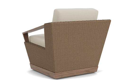 Lloyd Flanders - Charisma Swivel Lounge Chair In Brindle Finish With Beach Natural Fabric - 4210805142005 view 2