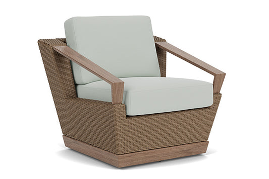 Lloyd Flanders - Charisma Swivel Lounge Chair In Brindle Finish With Callen Celadon Fabric - 4210805142024 view 1