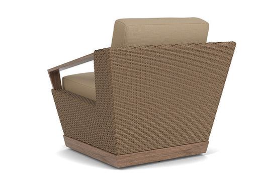 Lloyd Flanders - Charisma Swivel Lounge Chair In Brindle Finish With Fife Sahara Fabric - 421080514742 view 2