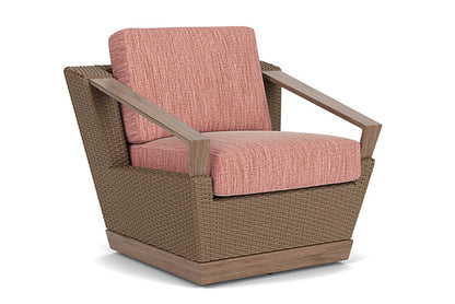 Lloyd Flanders - Charisma Swivel Lounge Chair In Brindle Finish With Friendly Carnival Fabric - 4210805142043 view 1