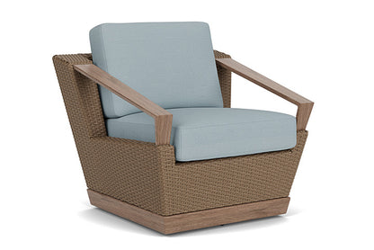 Lloyd Flanders - Charisma Swivel Lounge Chair In Brindle Finish With Kadogo Lake Fabric - 4210805142041 view 1