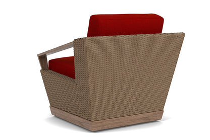 Lloyd Flanders - Charisma Swivel Lounge Chair In Brindle Finish With Partyline Lollipop Fabric - 4210805142054 view 2