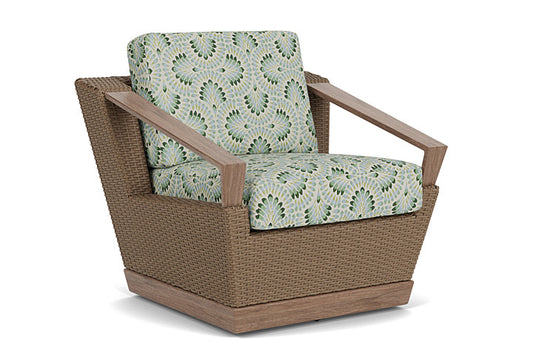 Lloyd Flanders - Charisma Swivel Lounge Chair In Brindle Finish With Plume Spring Fabric - 4210805142085 view 1