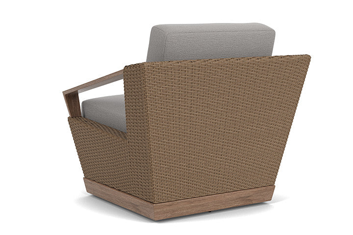 Lloyd Flanders - Charisma Swivel Lounge Chair In Brindle Finish With Remy Shadow Fabric - 4210805142004 view 2