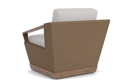 Lloyd Flanders - Charisma Swivel Lounge Chair In Brindle Finish With Sailcloth Seagull Fabric - 421080514W61 view 2