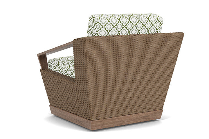 Lloyd Flanders - Charisma Swivel Lounge Chair In Brindle Finish With Savannah Green Fabric - 4210805142064 view 2