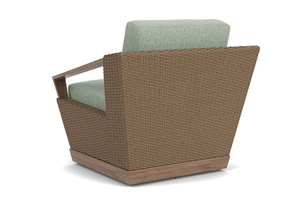 Lloyd Flanders - Charisma Swivel Lounge Chair In Brindle Finish With Serene Spa Fabric - 4210805142031 view 2
