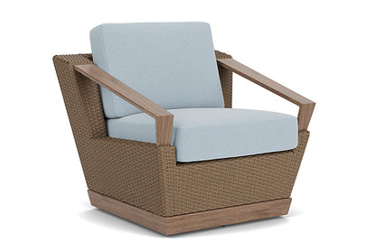 Lloyd Flanders - Charisma Swivel Lounge Chair In Brindle Finish With Unearth Dew Fabric - 4210805142084 view 1