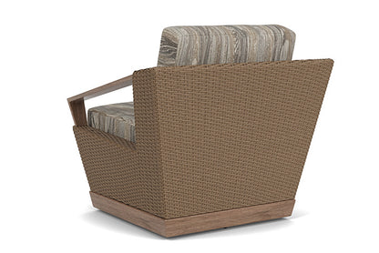 Lloyd Flanders - Charisma Swivel Lounge Chair In Brindle Finish With Woodgrain Ash Fabric - 421080514723 view 2