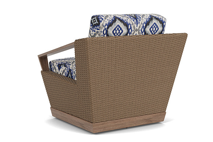 Lloyd Flanders - Charisma Swivel Lounge Chair In Brindle Finish With Yoko Mediterranean Fabric - 421080514705 view 2