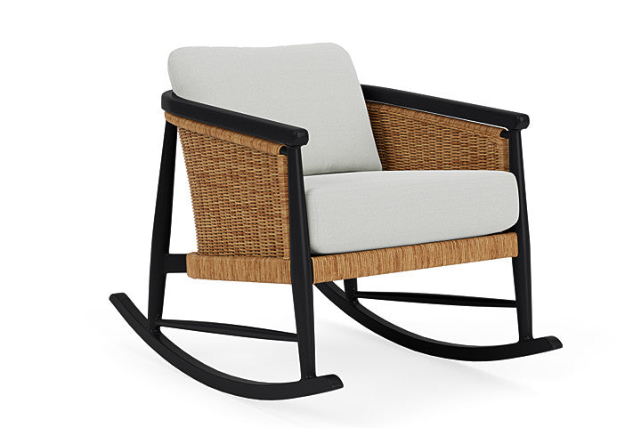 Lloyd Flanders - Galloway Lounge Rocker In Tortoiseshell Finish With Bright Side Fog Fabric - 2390331112012 view 1