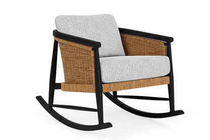 Lloyd Flanders - Galloway Lounge Rocker In Tortoiseshell Finish With Burson Domino Fabric - 2390331112035 view 1