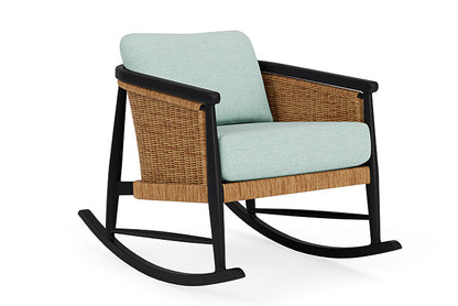 Lloyd Flanders - Galloway Lounge Rocker In Tortoiseshell Finish With Demo Mist Fabric - 239033111066 view 1