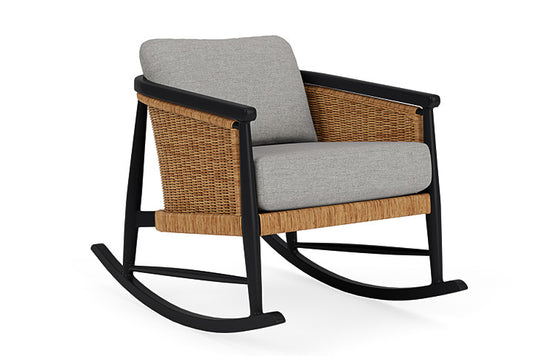 Lloyd Flanders - Galloway Lounge Rocker In Tortoiseshell Finish With Demo Stone Fabric - 239033111095 view 1