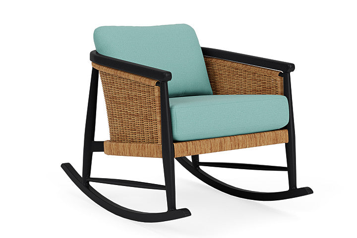 Lloyd Flanders - Galloway Lounge Rocker In Tortoiseshell Finish With Fife Aruba Fabric - 239033111748 view 1