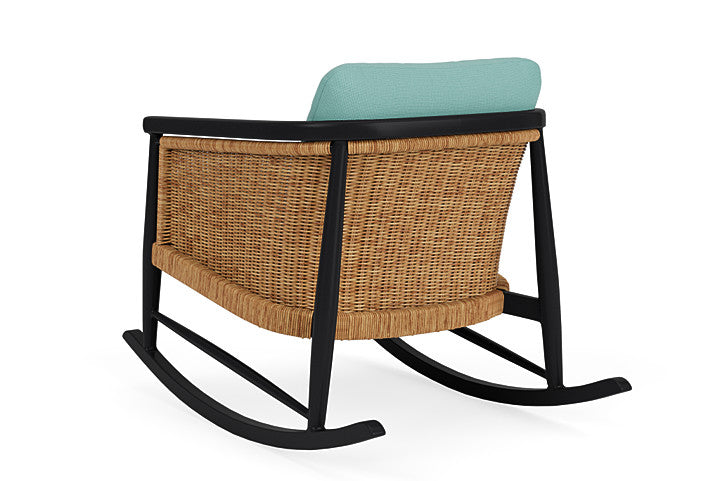 Lloyd Flanders - Galloway Lounge Rocker In Tortoiseshell Finish With Fife Aruba Fabric - 239033111748 view 2