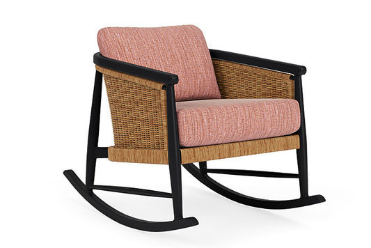 Lloyd Flanders - Galloway Lounge Rocker In Tortoiseshell Finish With Friendly Carnival Fabric - 2390331112043 view 1