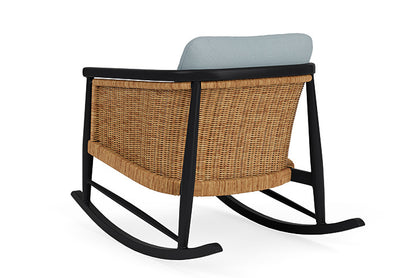 Lloyd Flanders - Galloway Lounge Rocker In Tortoiseshell Finish With Kadogo Lake Fabric - 2390331112041 view 2