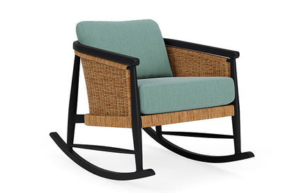 Lloyd Flanders - Galloway Lounge Rocker In Tortoiseshell Finish With Loveboat Mint Fabric - 2390331112010 view 1