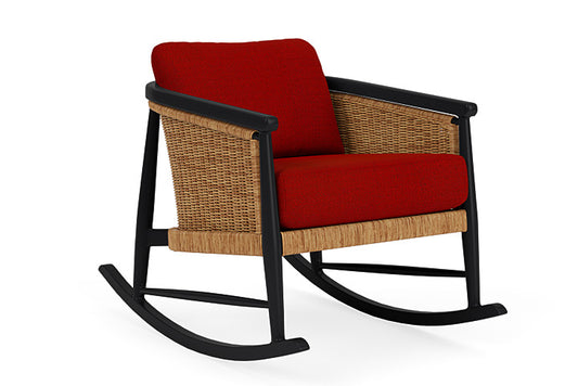 Lloyd Flanders - Galloway Lounge Rocker In Tortoiseshell Finish With Partyline Lollipop Fabric - 2390331112054 view 1
