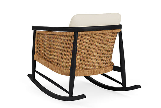 Lloyd Flanders - Galloway Lounge Rocker In Tortoiseshell Finish With Sailcloth Sailor Fabric - 239033111434 view 2