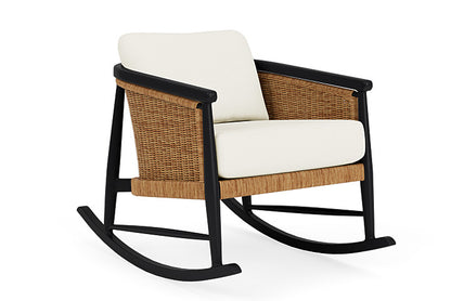 Lloyd Flanders - Galloway Lounge Rocker In Tortoiseshell Finish With Sailcloth Salt Fabric - 239033111890 view 1