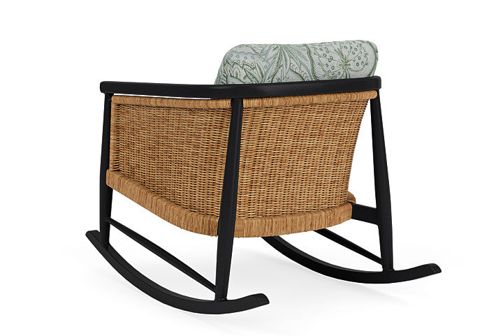 Lloyd Flanders - Galloway Lounge Rocker In Tortoiseshell Finish With Sensibility Spring Fabric - 2390331112081 view 2