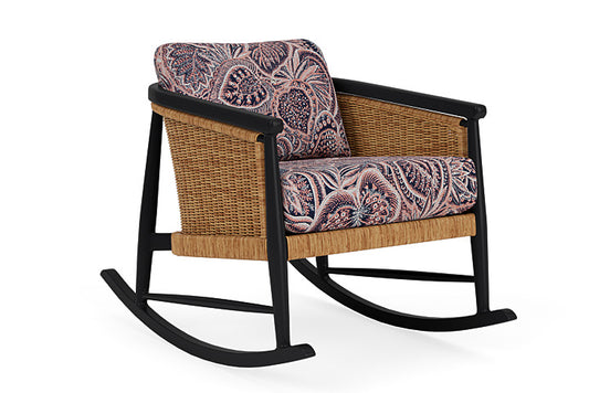 Lloyd Flanders - Galloway Lounge Rocker In Tortoiseshell Finish With Sensiblity Splendor Fabric - 2390331112082 view 1
