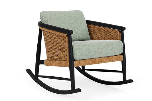 Lloyd Flanders - Galloway Lounge Rocker In Tortoiseshell Finish With Serene Spa Fabric - 2390331112031 view 1