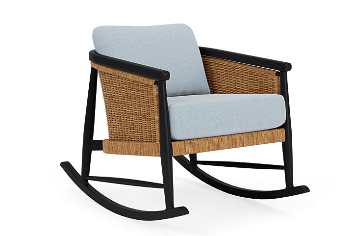 Lloyd Flanders - Galloway Lounge Rocker In Tortoiseshell Finish With Unearth Dew Fabric - 2390331112084 view 1