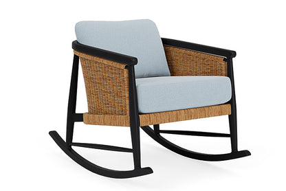 Lloyd Flanders - Galloway Lounge Rocker In Tortoiseshell Finish With Unearth Dew Fabric - 2390331112084 view 1