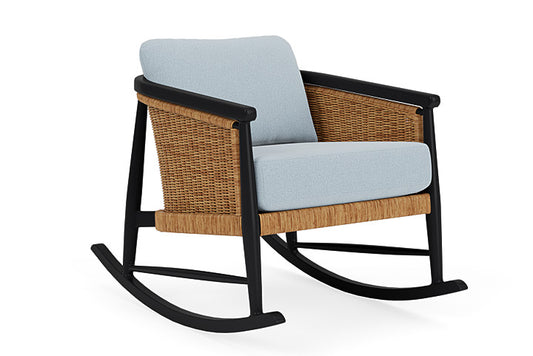 Lloyd Flanders - Galloway Lounge Rocker In Tortoiseshell Finish With Unearth Dew Fabric - 2390331112084 view 1