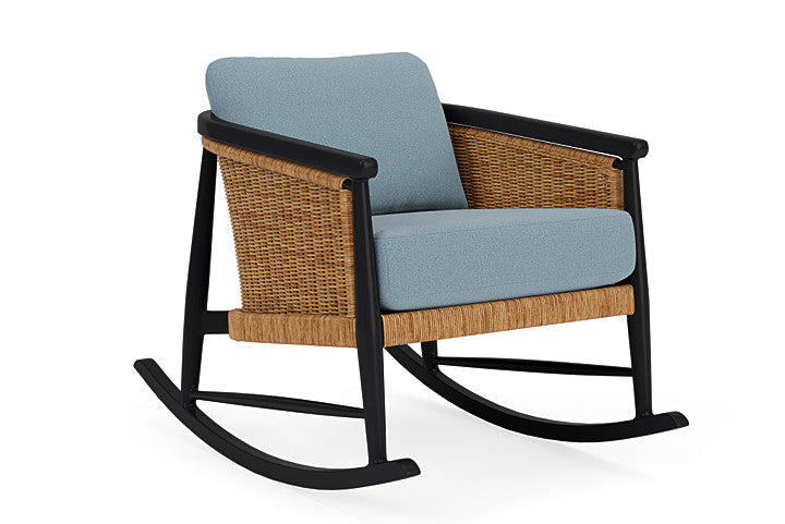 Lloyd Flanders - Galloway Lounge Rocker In Tortoiseshell Finish With Unearth Mist Fabric - 2390331112068 view 1