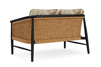 Lloyd Flanders - Galloway Loveseat In Tortoiseshell Finish With Botanic Willow Fabric - 239050111164 view 2