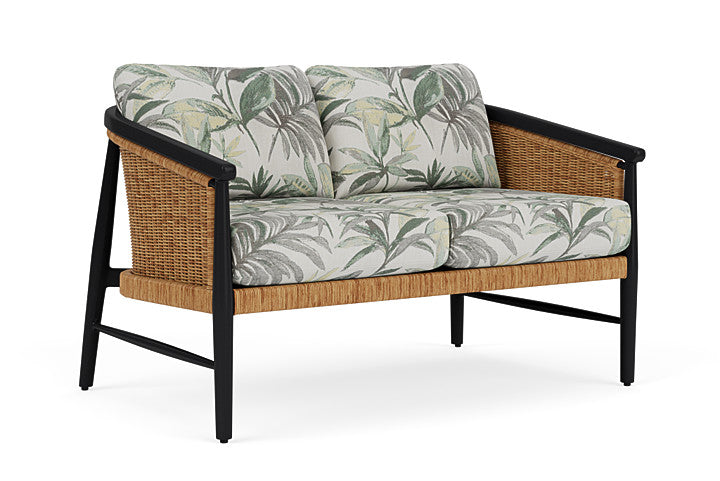Lloyd Flanders - Galloway Loveseat In Tortoiseshell Finish With Calidora Mist Fabric - 239050111094 view 1