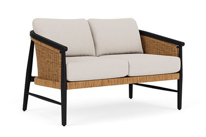 Lloyd Flanders - Galloway Loveseat In Tortoiseshell Finish With Canvas Canvas Fabric - 239050111319 view 1