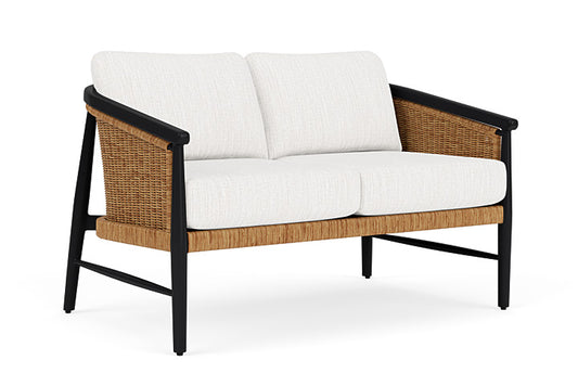 Lloyd Flanders - Galloway Loveseat In Tortoiseshell Finish With Friendly Natural Fabric - 2390501112042 view 1