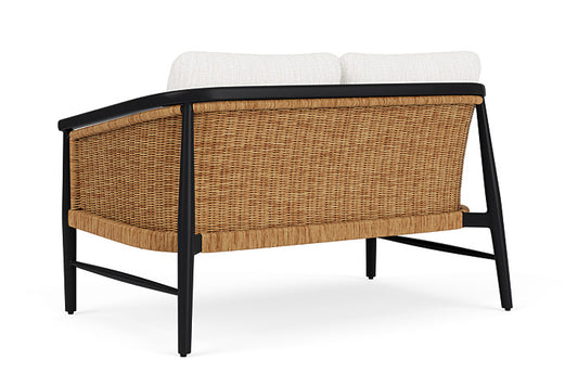 Lloyd Flanders - Galloway Loveseat In Tortoiseshell Finish With Friendly Natural Fabric - 2390501112042 view 2