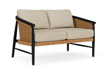 Lloyd Flanders - Galloway Loveseat In Tortoiseshell Finish With Laurel Ecru Fabric - 2390501112057 view 1